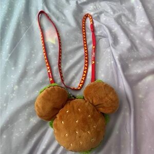Tokyo Disney Resort burger mickey Plush Pouch Pass Case